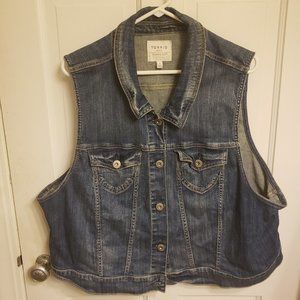 Torrid size 4 Denim Vest